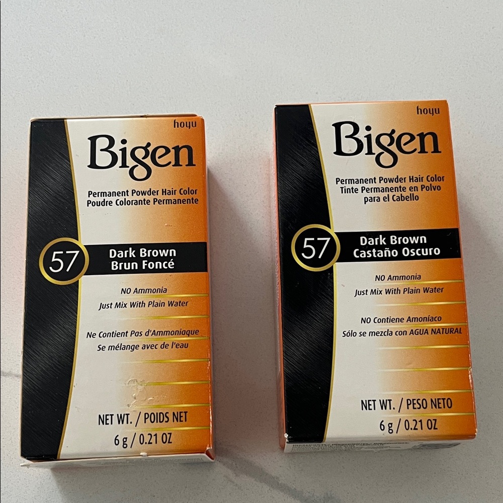 57 Dark Brown Permanent Powder Hair Color
